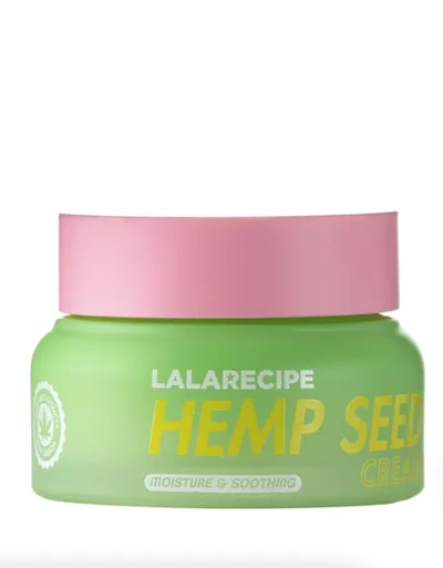 Lalarecipe Hempseed, Moisture & Soothing Cream (Nawilżająco-łagodzący  krem z ekstraktem z nasion konopi)