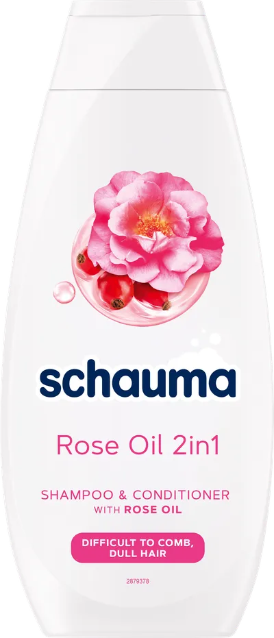 Schauma Rose oil 2in1, Shampoo & Conditoner (Różany szampon i odżywka 2w1)