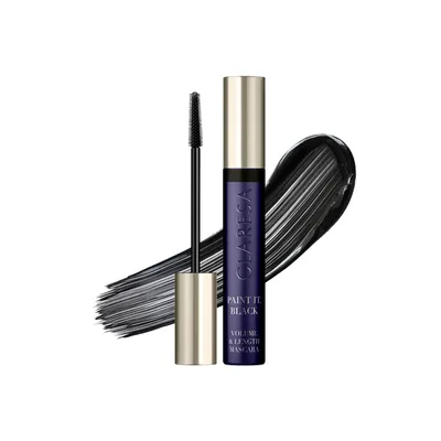 Claresa Paint It, Black, Volume & Length Mascara (Wydłużająco-pogrubiający tusz do rzęs)