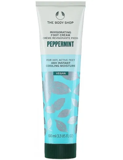 The Body Shop Peppermint Invigorating Foot Cream (Wegański orzeźwiający krem do stóp)