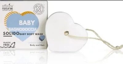 Officina Naturae Solid Baby Body Wash (Szampon i żel do mycia dla dzieci w kostce)