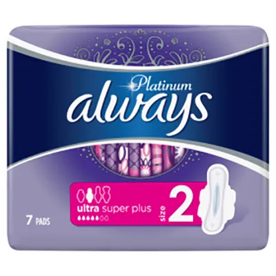 Always Platinum Ultra Super Plus, Podpaski higieniczne rozmiar 2