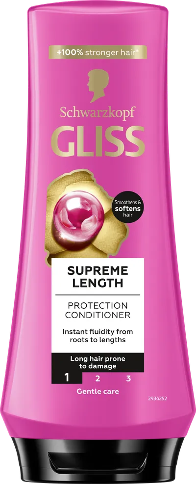 Schwarzkopf Gliss Supreme Length, Odżywka do włosów długich podatnych na uszkodzenia