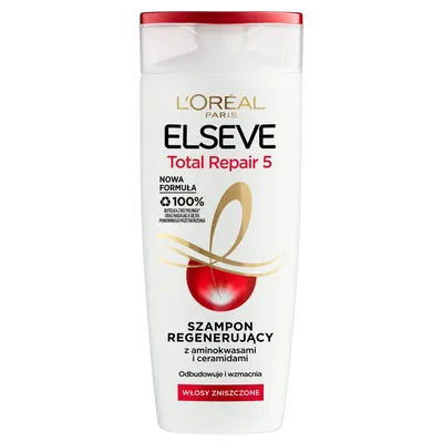 L'Oreal Paris Elseve Total Repair 5, Szampon regenerujący do włosów zniszczonych