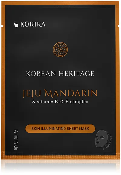 Korika Korean Heritage, Skin Illuminating Sheet Mask (Maska rozświetlająca w płacie)