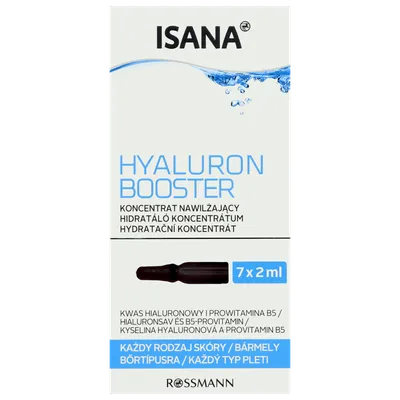 Isana Hyaluron Booster, Ampułki koncentrat nawilżający