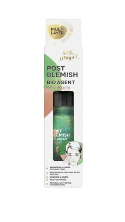 Selfie Project Stop Spots, BioAgent,  Post Blemish (Rozjaśniające serum do twarzy)