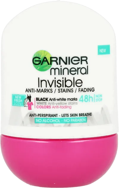 Garnier Mineral Invisible, Antyperspirant w kulce `New Fresh Scent`