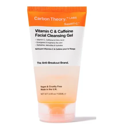 Carbon Theory SupaVIT-C, Vitamine C & Caffeine Facial Cleansing Gel (Żel do mycia twarzy)