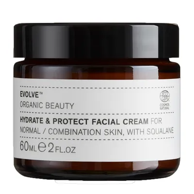 Evolve Organic Beauty Hydrate and Protect Facial Cream (Organiczny krem ze Skwalanem)