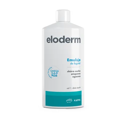 Eloderm Omega 3-6-9, Emulsja do kąpieli (nowa wersja)
