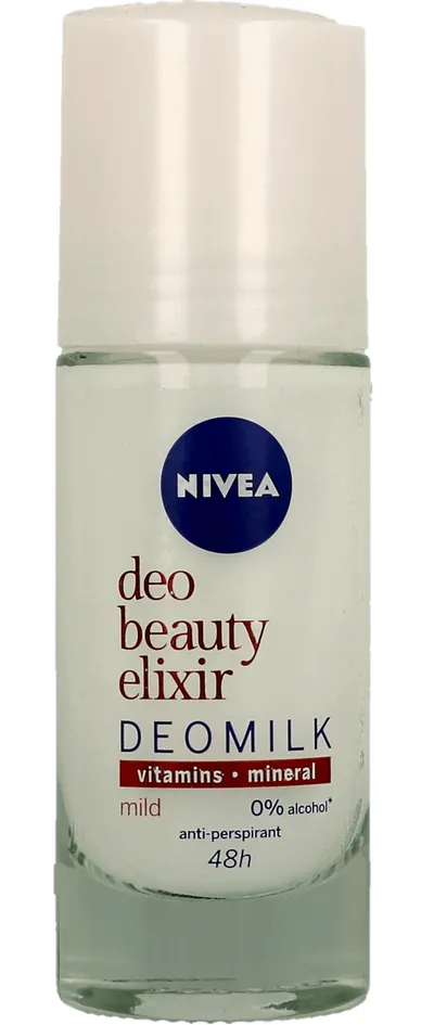 Nivea Deo Elixir Beauty, Deomilk Mild 48h Anti-perspirant Roll-on (Antyperspirant w kulce)