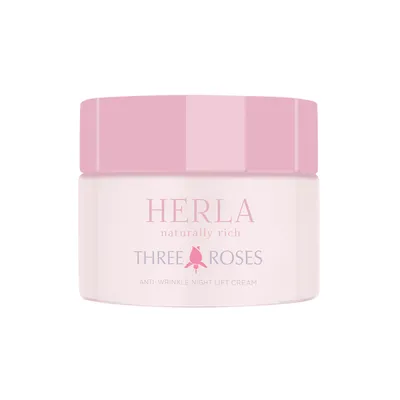 Herla Three Roses Anti-Wrinkle Night Lift Cream (Krem intensywnie liftingujący do twarzy na noc)