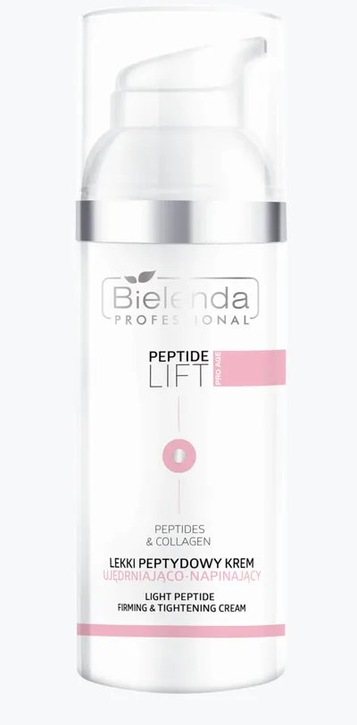Bielenda Professional Peptide Lift, Lekki peptydowy krem ujędrniająco-napinający
