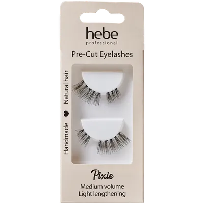 Hebe Professional, Pre-Cut Eyelashes Pixie (Naturalne rzęsy wielokrotnego użytku)