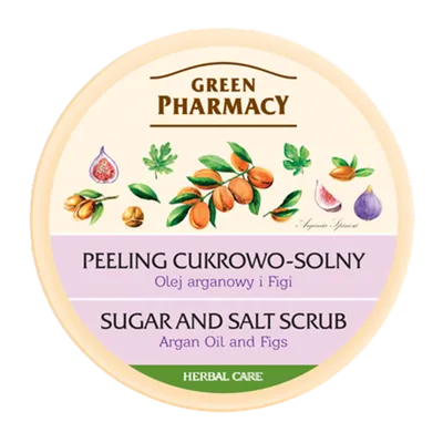 Green Pharmacy Peeling cukrowo - solny `Olej arganowy i figi`