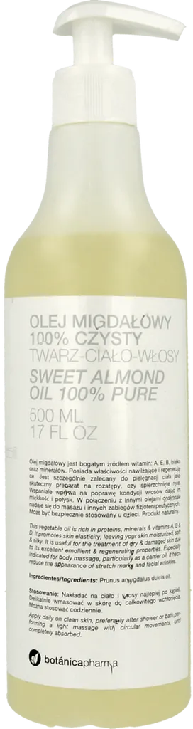 Botanica Pharma Olej migdałowy, czysty 100%
