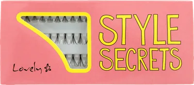 Lovely Style Secrets, Czarne kępki do rzęs w 3 długościach