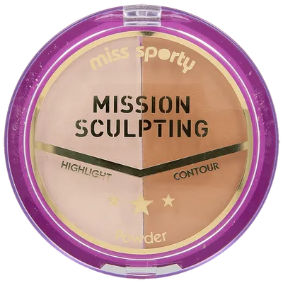 Miss Sporty Mission Sculpting, Contouring Palette (Paletka do konturowania twarzy)