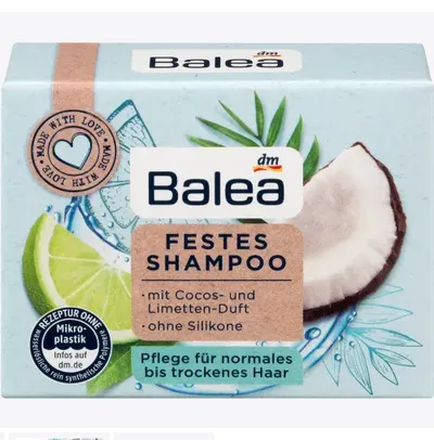 Balea Festes Shampoo mit Cocos- und Limetten-Duft (Szampon w kostce `Kokos i limonka`)