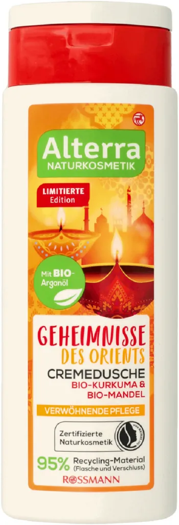 Alterra Geheimnisse des Orients Cremedusche  Bio-Kurkuma & Bio-Mandel (Żel pod prysznic `Kurkuma i migdał`)