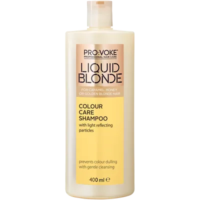Pro:voke Liquid Blonde, Colour Care Shampoo (Rozświetlający szampon do włosów w ciepłych odcieniach blond)