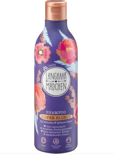 Langhaarmadchen Silver Blonde Shampoo (Srebrny blond, Szampon do włosów)