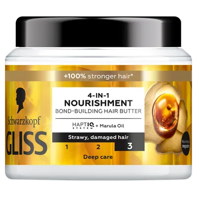 Schwarzkopf Gliss 4-in-1 Nourishment Bond-Building Hair Mask (Odżywcza maska do włosów)