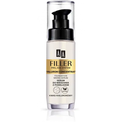 AA Filler PRO3 Age System, Hyaluron Concentrate Serum (Serum do mieszania z podkładem `Kwas hialuronowy`)