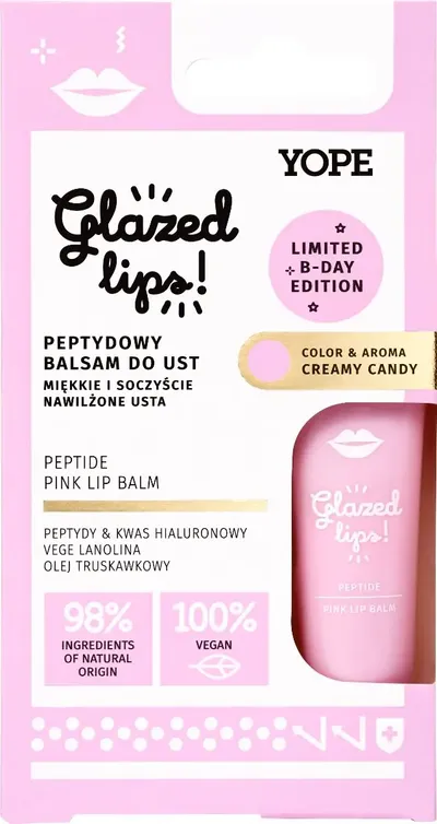 Yope Creamy Candy, Peptydowy balsam do ust