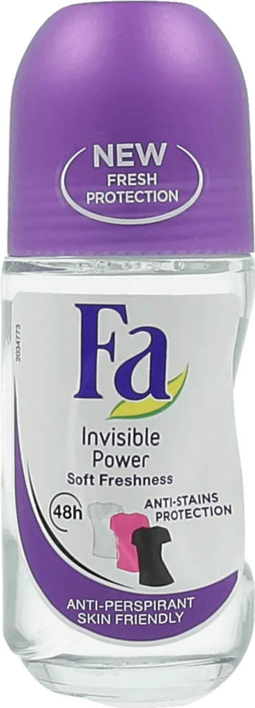 Fa Invisible Power, Soft Freshness Anti - Perspirant 48h (Antyperspirant w kulce)