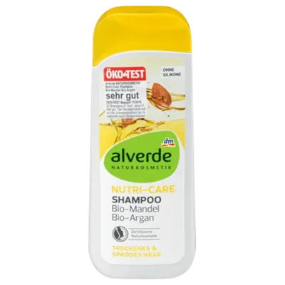 Alverde Nutri - Care - Shampoo Mandel Argan (Intensywnie odżywczy szampon migdałowo - arganowy)