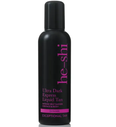 He-Shi Ultra Dark Express Liquid Tan (Samoopalacz w odcieniu ciemnego brązu)