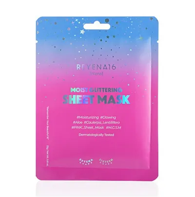 Reyena16 Moist Glittering Sheet Mask (Kojąco-nawilżająca maska w płacie)