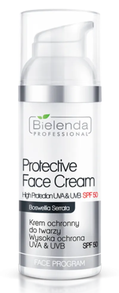 Bielenda Professional Face Program, Protective face Cream Boswellia Serrata SPF 50 (Krem ochronny do twarzy wysoka ochrona UVA i UVB)