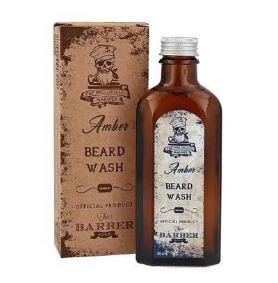 The Inglorious Mariner Amber, Anti Pollution Beard Wash (Bursztyn, Szampon do mycia brody)