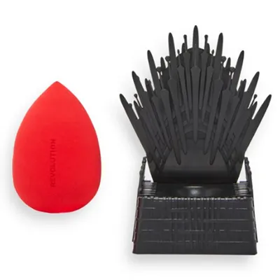 Revolution Beauty (Makeup Revolution) Makeup Revolution x Game of Thrones, Makeup Sponge & Holder (Gąbka do makijażu z podstawką)