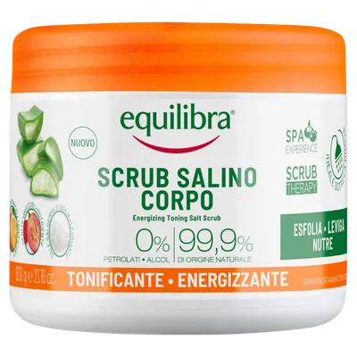 Equilibra Energizing Toning Salt Scrub (Tonizująco-energetyzujący peeling solny do ciała)