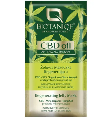 Biotaniqe CBD Oil Anti-aging Therapy, Maska żelowa regenerująca