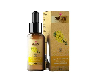 Sattva Ayurveda Organic Evering Primrose Oil (Organiczny olejek z wiesiołka)