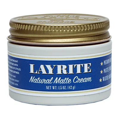 Layrite Natural Matte Cream (Matująca pomada do włosów)