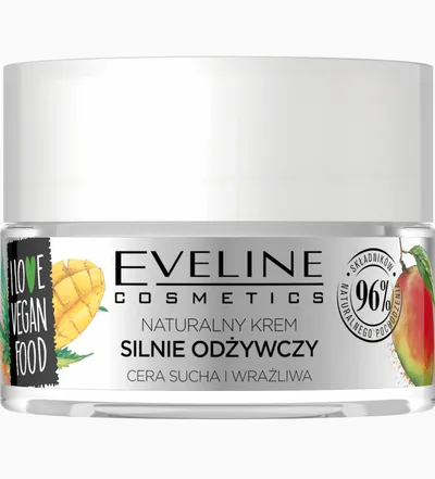 Eveline Cosmetics I Love Vegan Food, Naturalny krem silnie odżywczy