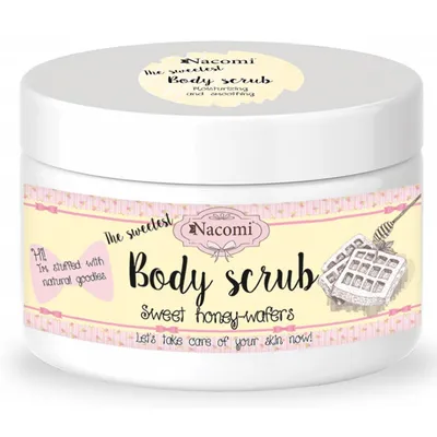 Nacomi The Sweetest Body Scrub Sweet Honey Wafers (Peeling do ciała `Miodowe gofry`)
