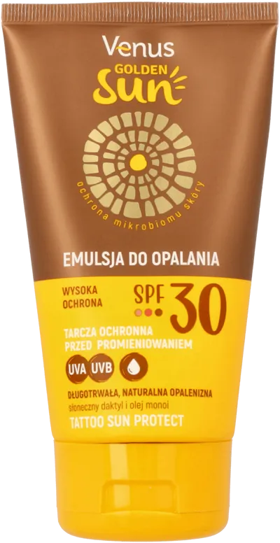 Venus Golden Sun, Emulsja do opalania SPF 30