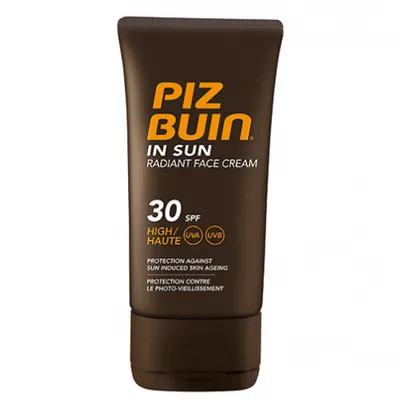 Piz Buin In Sun, Radiant Face Cream SPF 30 (Krem ochronny do twarzy SPF 30 - wysoka ochrona)