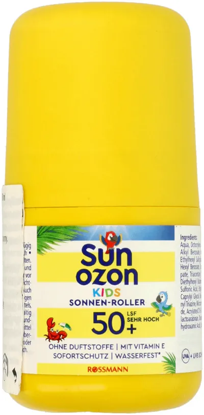 SunOzon Kids, Sonnen-Roller LSF 50+ (Krem przeciwsłoneczny w kulce SPF 50+)