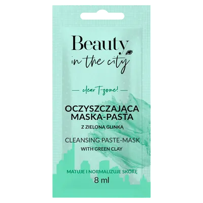 Beauty in the City Clear T-Zone! Cleansig Paste-Mask with Green Clay (Oczyszczająca maska-pasta z zieloną glinką)