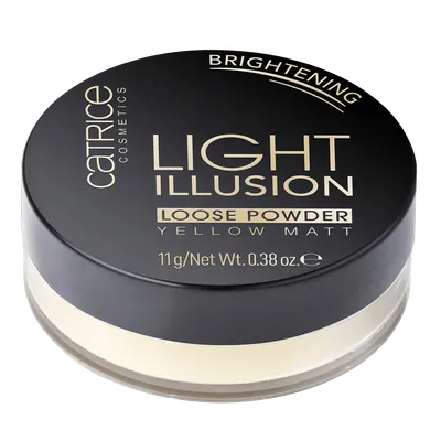 Catrice Light Illusion, Banana Loose Powder Yellow Matt (Matujący puder bananowy)