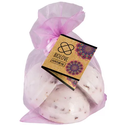 Biolove Musk, Hemisphere Bath Bomb (Półkule do kąpieli `Piżmo`)