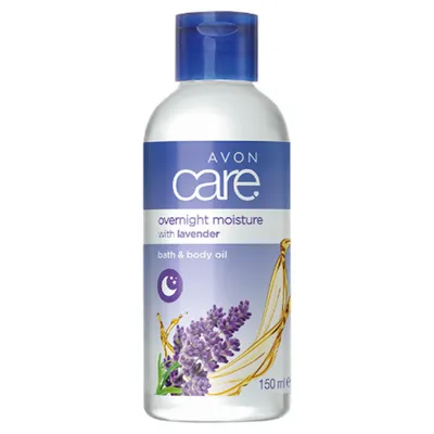 Avon Care, Overnight Moisture with Lavender Bath & Body Oil (Nawilżający olejek do ciała i kąpieli z lawendą)